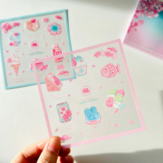 Sticker Sheet - Sakura Snacks