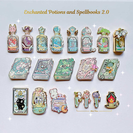 Enamel Pins - Potions & Spell books Bundles