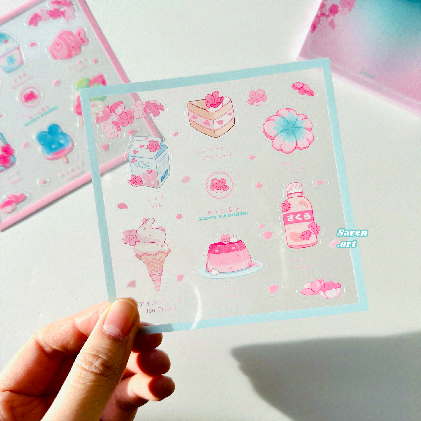 Sticker Sheet - Sakura Snacks