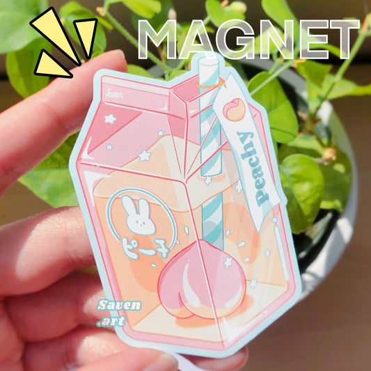 Peachy Juice Magnet